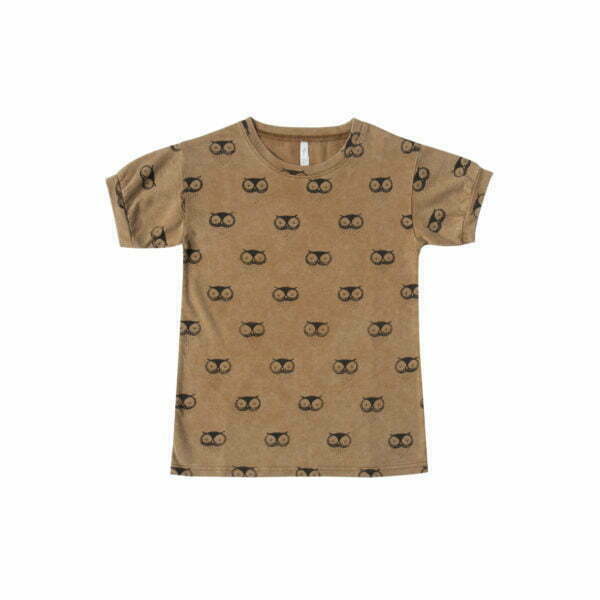 terry shirt dress owl scaled
