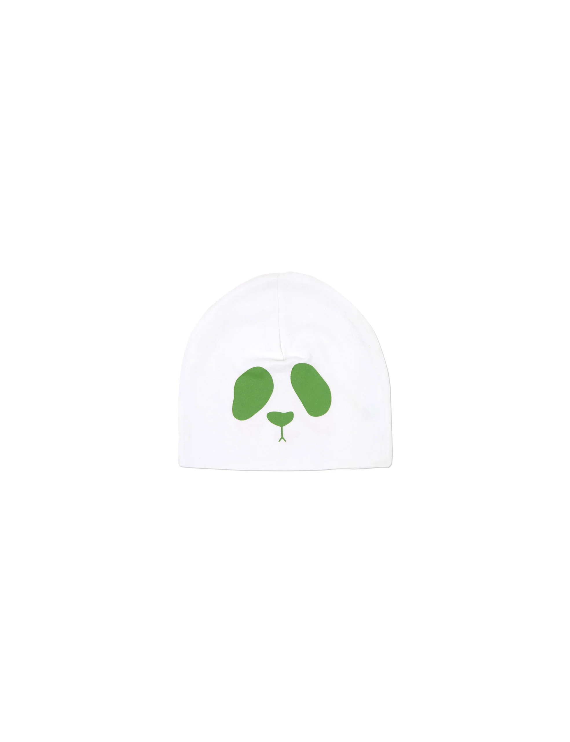 mini rodini panda rev beanie white scaled