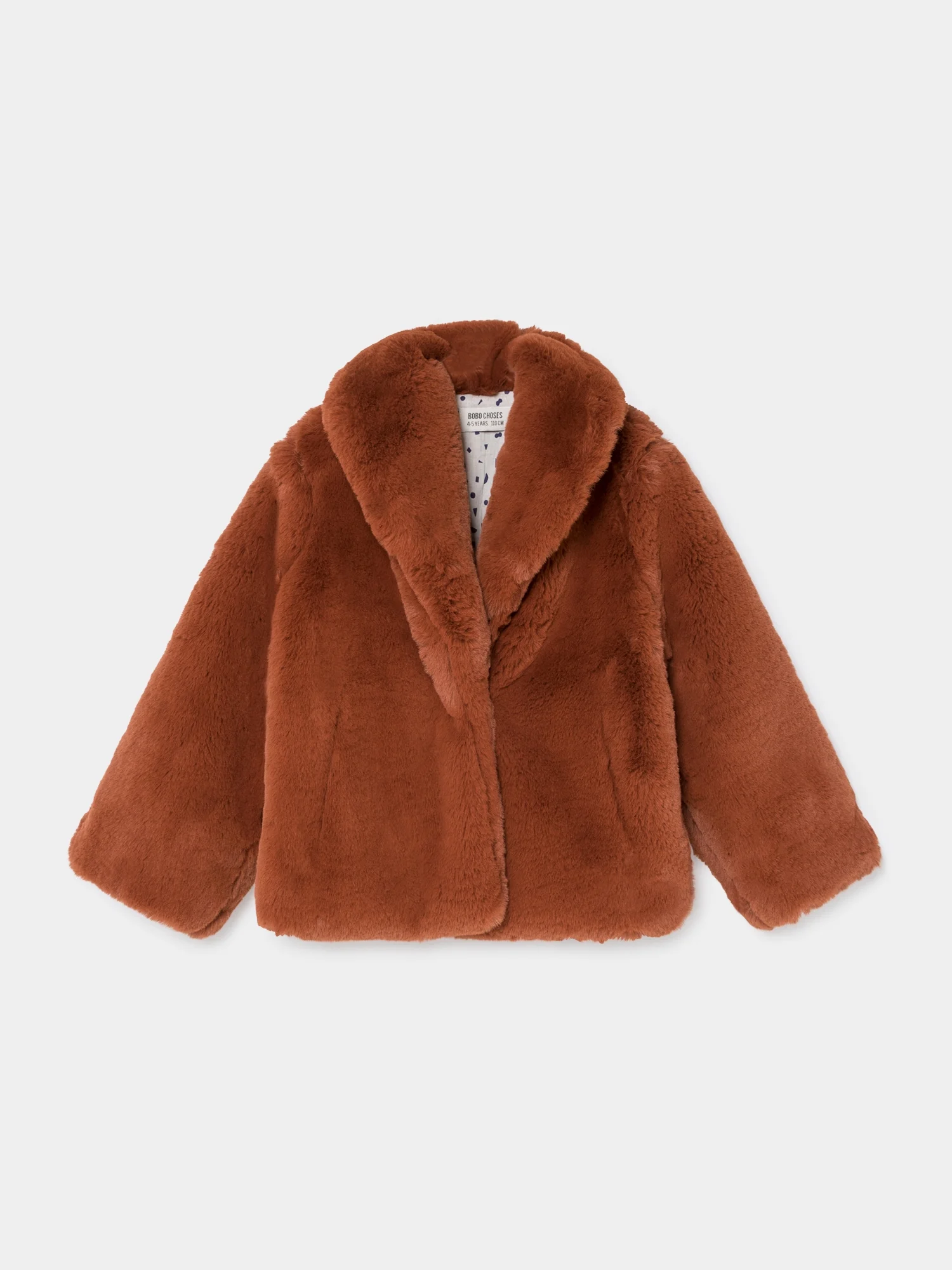 BOBO CHOSES futerkowy płaszcz Faux