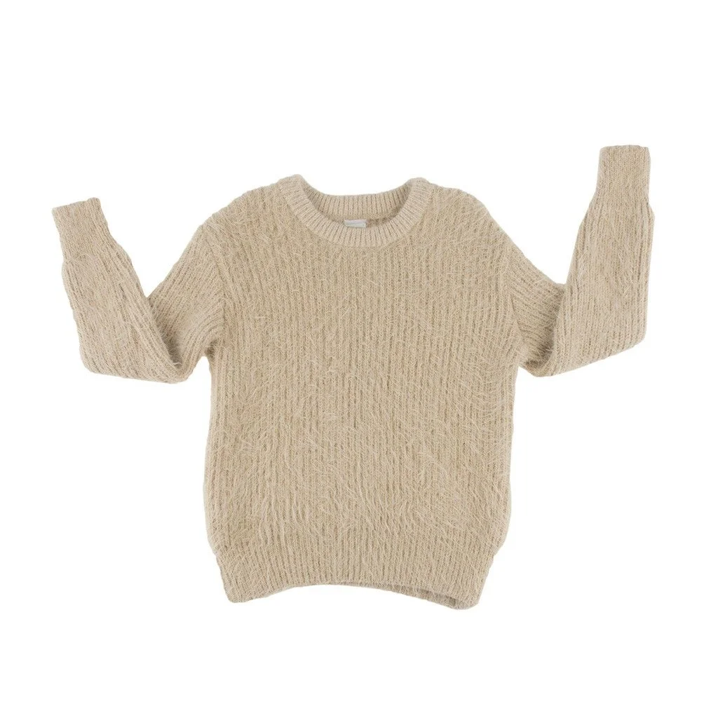 beigehairysweatertinycottons