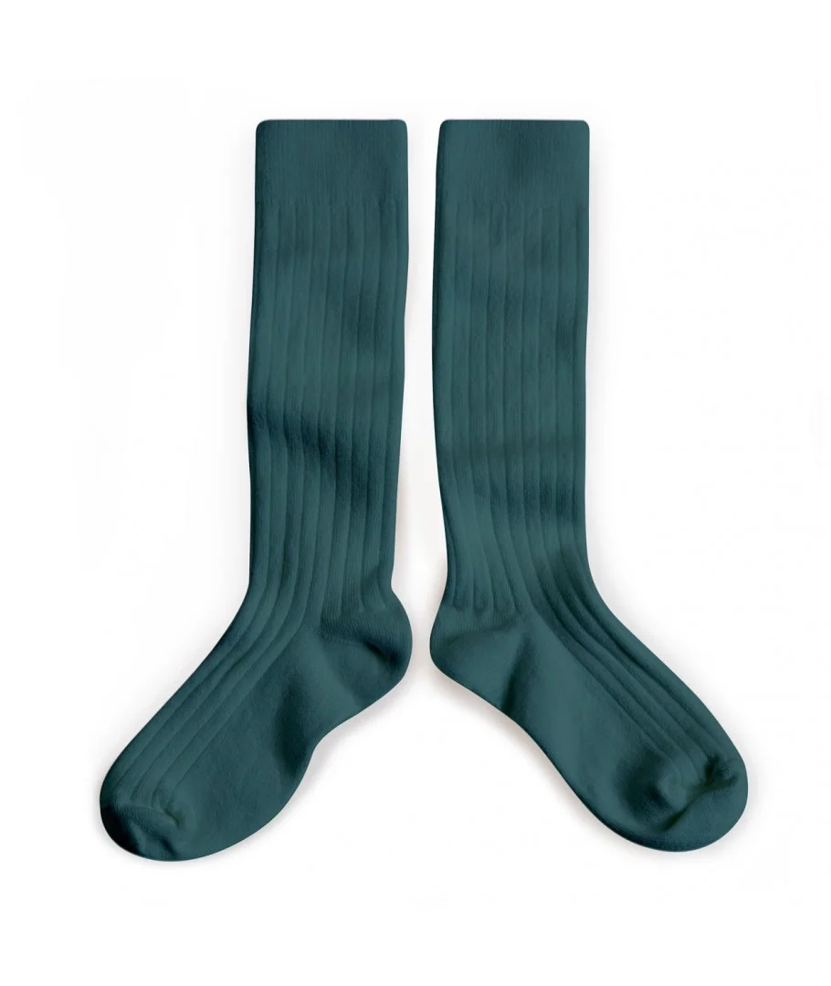 collegienkneesocksfondsmarinsseagreen