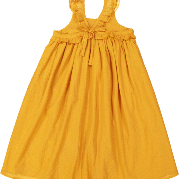 dress isadora kid plumeti saffron back preview
