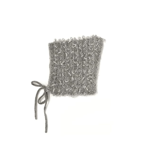 hat looped knit pixie