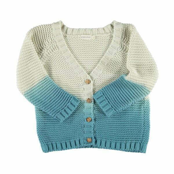 knitted vneck cardigan blue tie dye piupiuchick