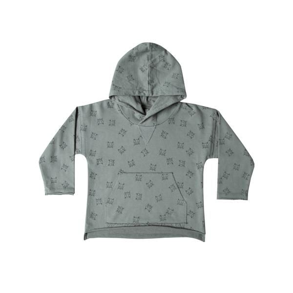 raw edge hoodie foxes grande