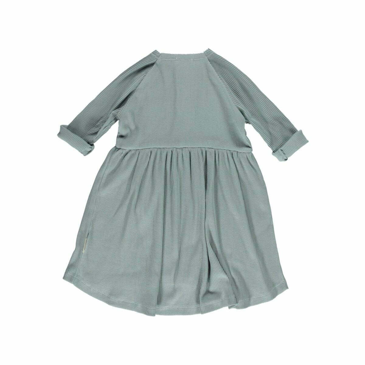 ribbed dress whashed blue kid piupiuchick b scaled