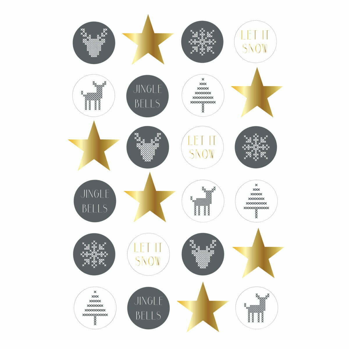 sticker set christmas