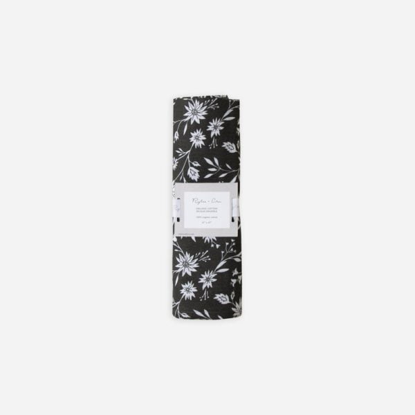 swaddle midnight floral