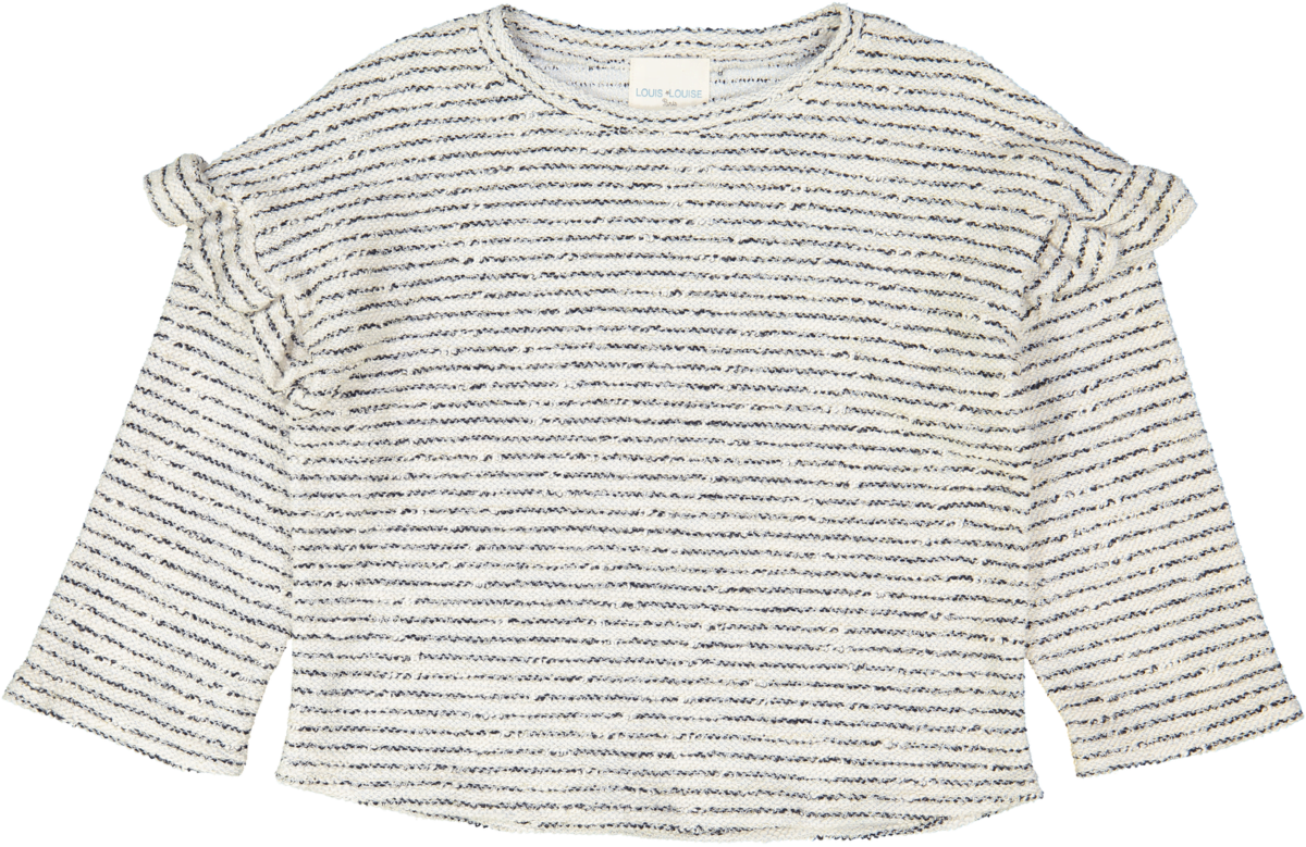 sweat dhavina kid lurex stripes cotton fleece   preview