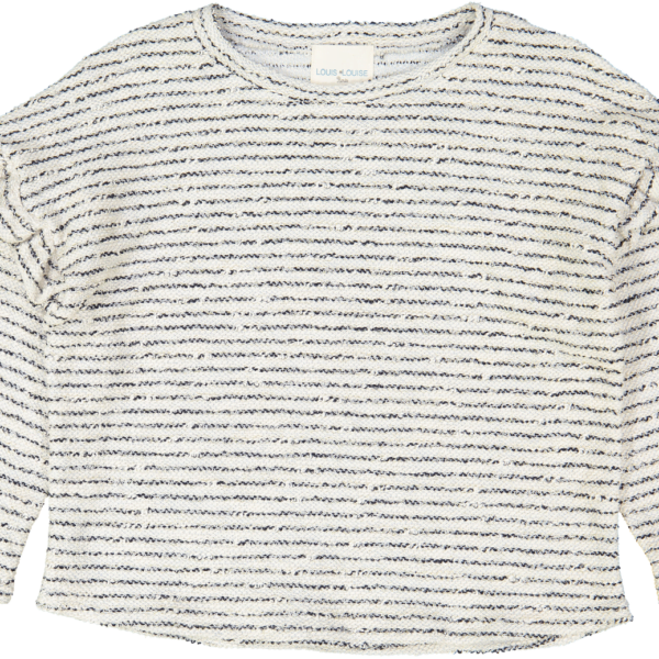 sweat dhavina kid lurex stripes cotton fleece   preview