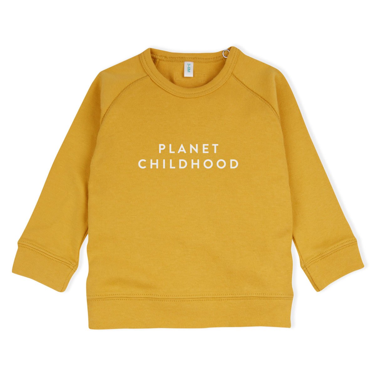 sweatshirt planet mustard