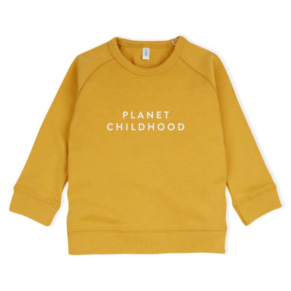 sweatshirt planet mustard