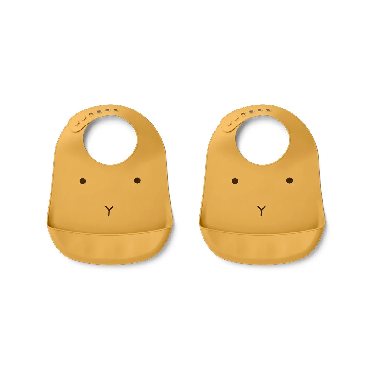 LIEWOOD śliniaki 2 pack Yellow Mellow