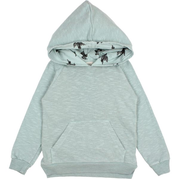 BIRDS HOOD SWEATSHIRT CACTUS