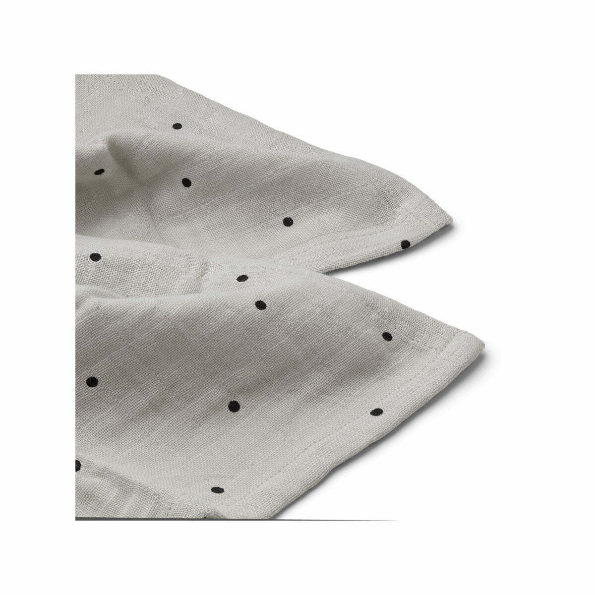 Lewis Muslin Cloth  Pack Muslin cloth swaddle LW  Classic dot dumbo grey