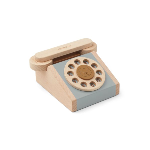 Selma classic phone Toys wood LW  Blue fog multi mix