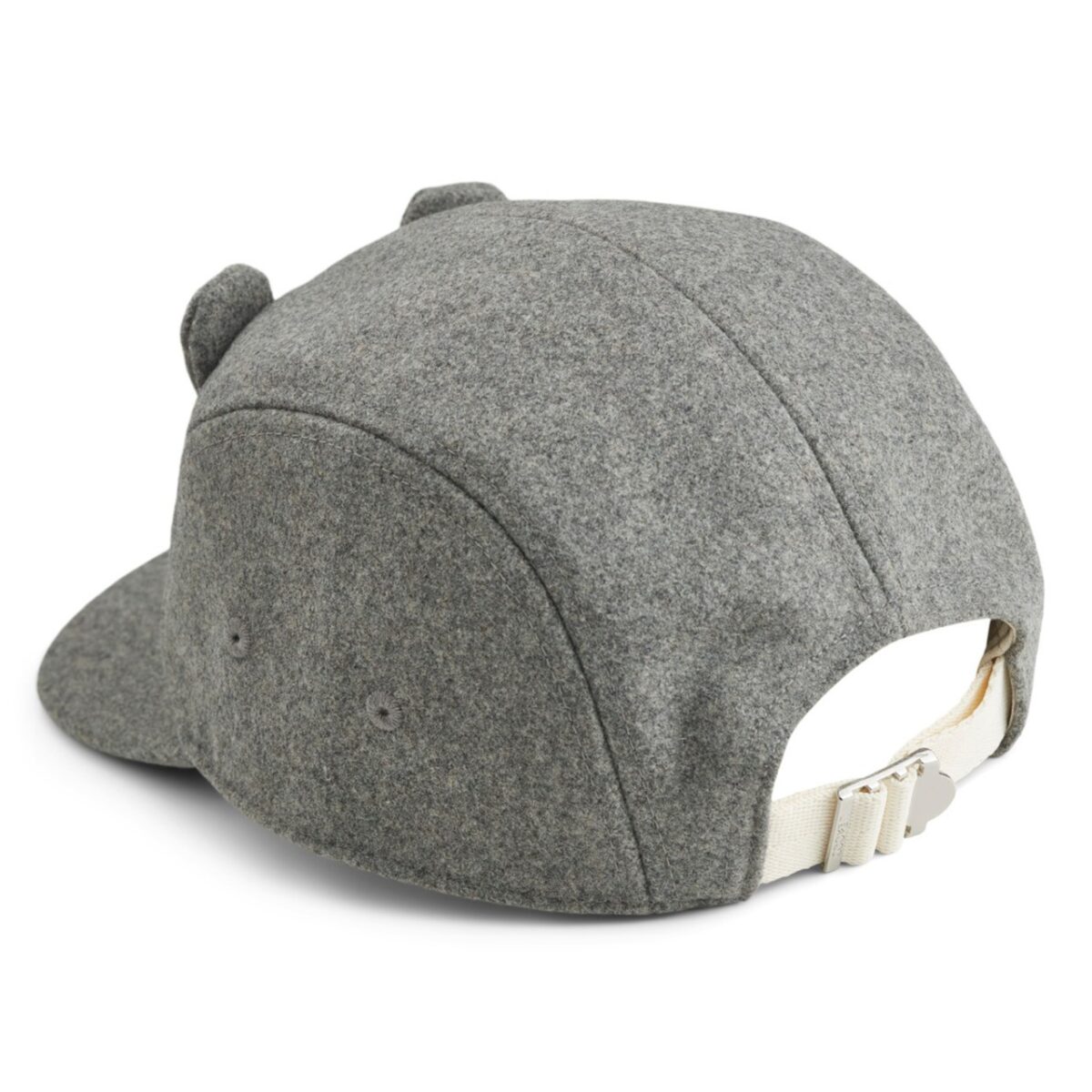 czapka z daszkiem z welny z recyklingu mr bear grey melange liewood
