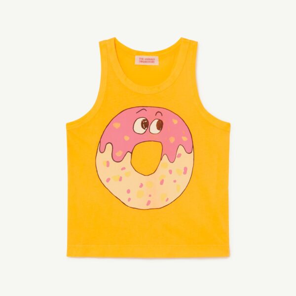 THE ANIMALS OBSERVATORY żółty tank top Donut