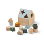 LIEWOOD domek z klockami Ludwig Faune Green