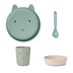 LIEWOOD zestaw naczyń Brody Rabbit Dusty Mint