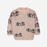 BOBO CHOSES sweter Smiling Cat all over