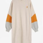 BOBO CHOSES damska dresowa sukienka Color Block