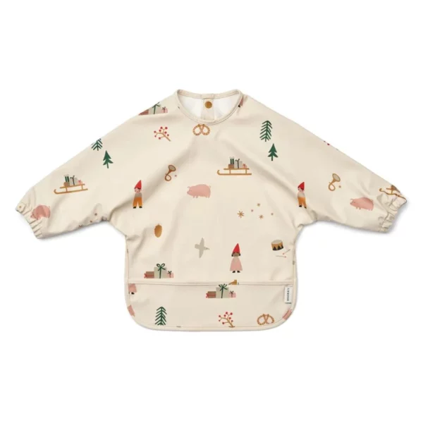 LIEWOOD śliniak Merle Holiday Sandy Mix