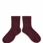 COLLEGIEN skarpetki bordowe Bordeaux Grand Cru