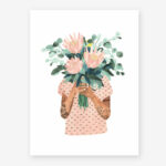 ALL THE WAYS TO SAY średni plakat Tattoo Girl