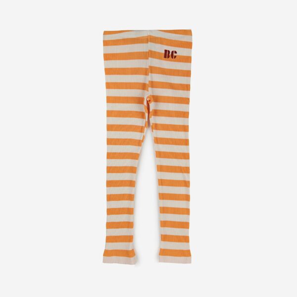 BOBO CHOSES legginsy w paseczki Yellow Stripes