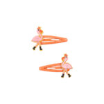 TINY COTTONS spinki do włosów flamingi