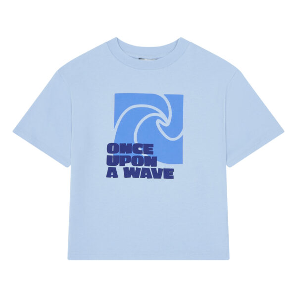 HUNDRED PIECES niebieska koszulka Once upon a wave
