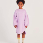 TRUE ARTIST lawendowa sukienka Violet