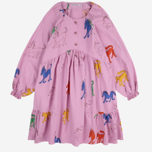 BOBO CHOSES sukienka Wonder Horse all over