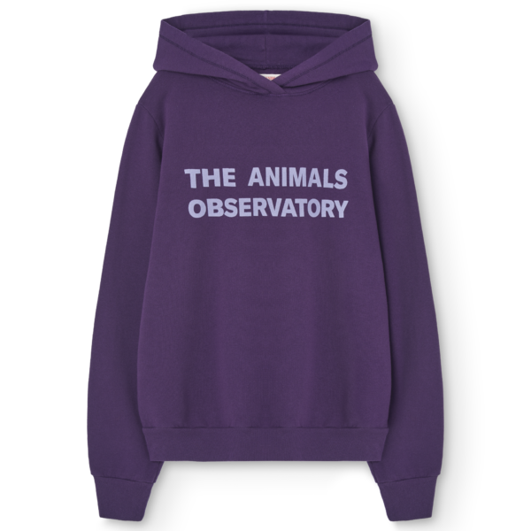 The Animals Observatory damska bluza z kapturem Taurus fioletowa
