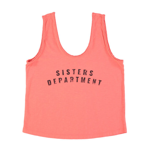 SISTERS DEPARTMENT Top różowy "Sisters department"