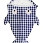 Baby Bites Śpiworek light Shark (1-18 m) Blue Vichy