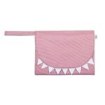 Baby Bites Przewijak podróżny Shark Pink