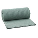 Fresk Tkany kocyk z bawełny organicznej 80 x 100 cm Uni Chinoise green