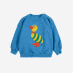 BOBO CHOSES niebieska bluza striped duck
