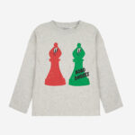 BOBO CHOSES szary longsleve checkmate