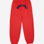 BOBO CHOSES spodnie czerwone curve jogging