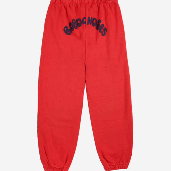 BOBO CHOSES spodnie czerwone curve jogging