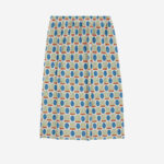 BOBO CHOSES spódnica geometric scacs over pencil pleated