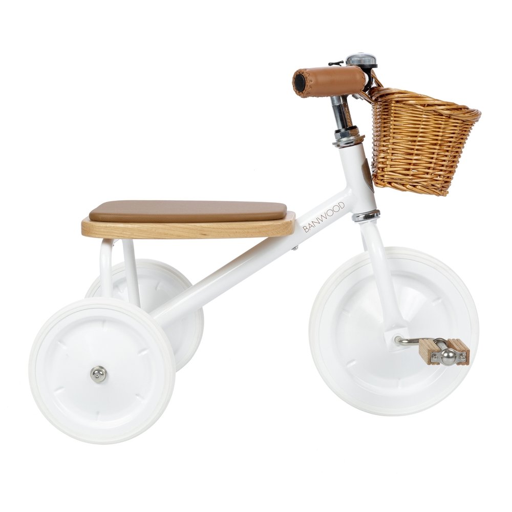 BW-TRIKE-WHITE Banwood Rowerek trójkołowy Trike White - obrazek 1