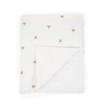 Childhome Kocyk 80 x 100 cm Jersey Hearts