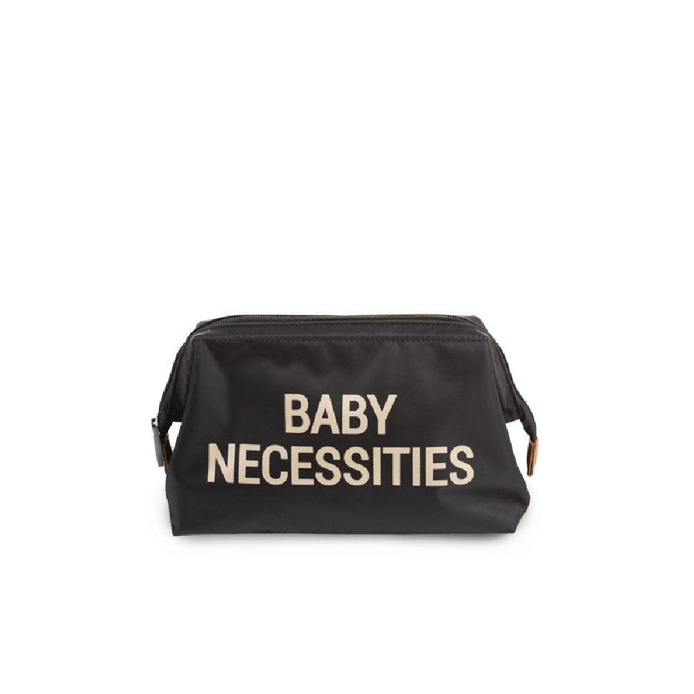 CWNESBLGO Childhome Kosmetyczka Baby Necessities Czarno-Złota - obrazek 1