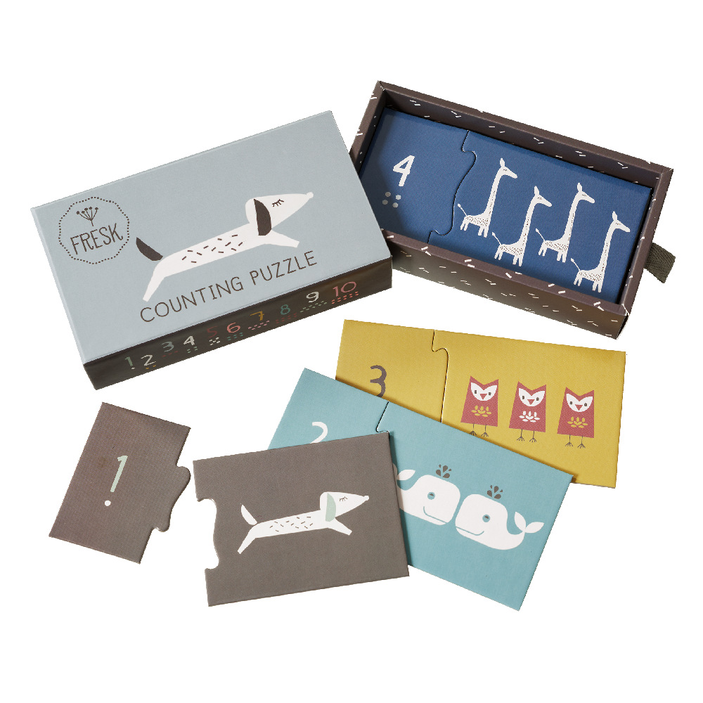 F8640 Fresk Puzzle do nauki liczenia - obrazek 1