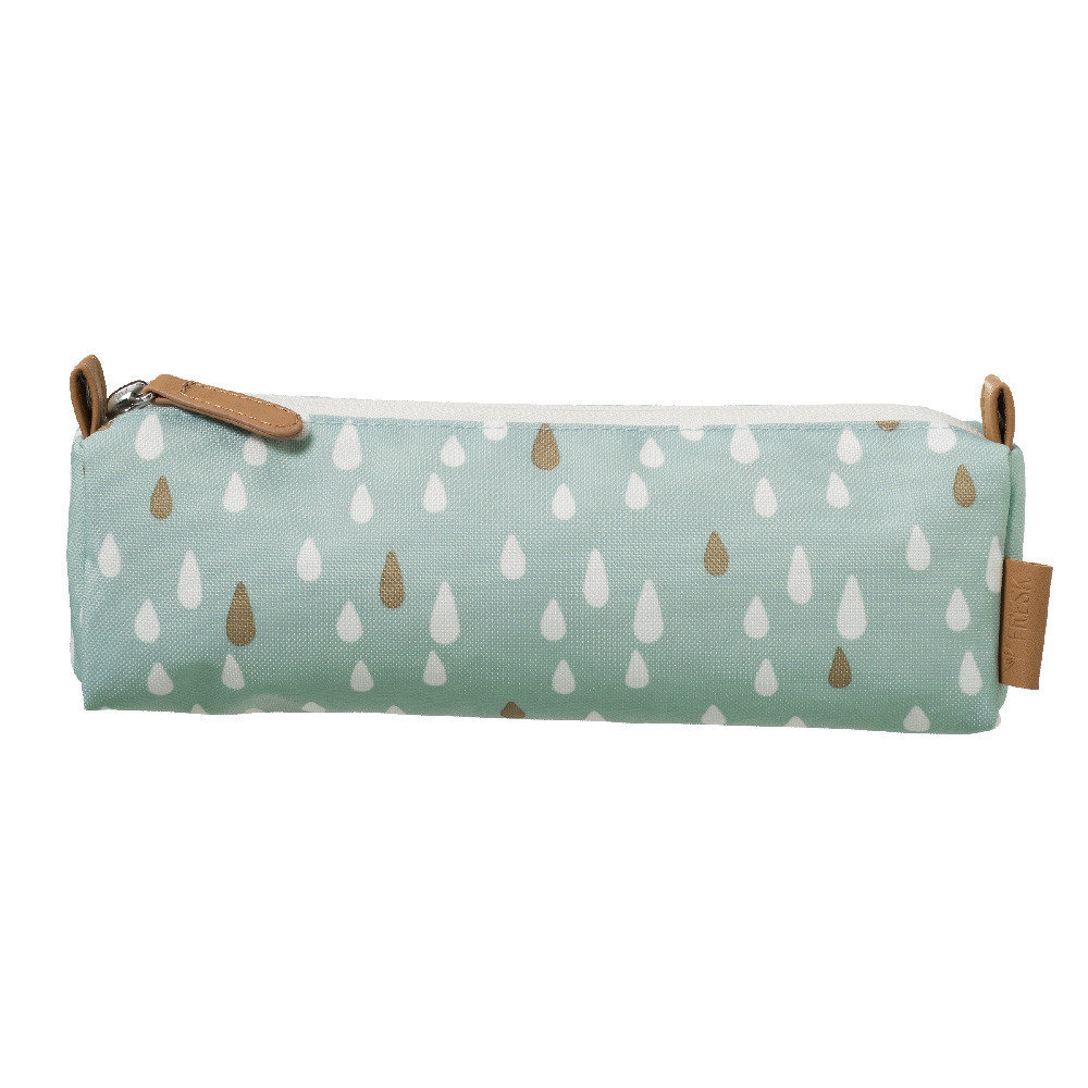 FB980-84 Fresk Piórnik Kropelki Blue - obrazek 1