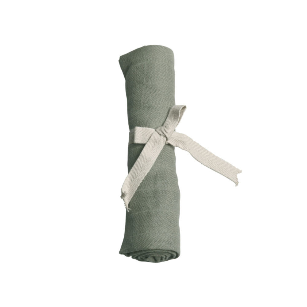 FI-01917 Filibabba Pieluszka muślinowa 65 x 65 cm Tender Green - obrazek 1